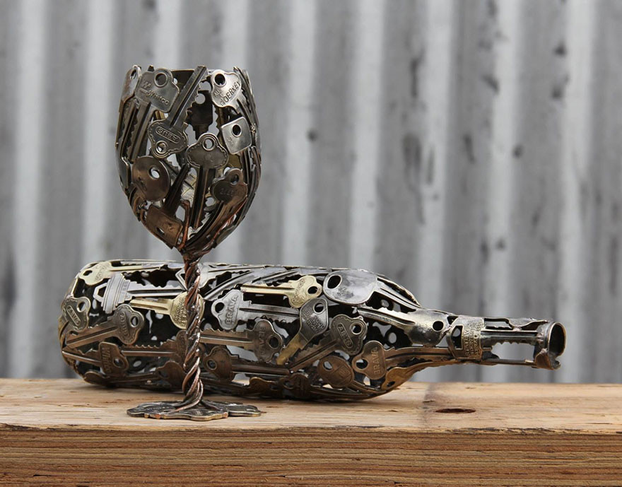 recycled-metal-sculptures